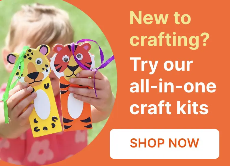 Try our all in one craft kits from Baker Ross