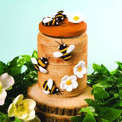 Honey Bee Jar craft activity