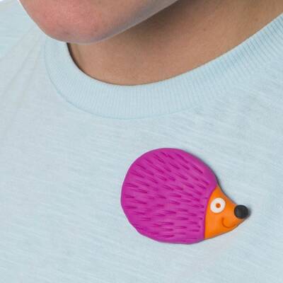 Hedgehog Brooches craft activity