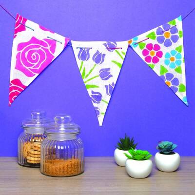 Garden Party Bunting craft activity