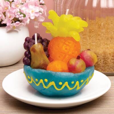 Summer Fruits Candle craft activity