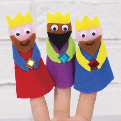 Three Wise Men Finger Puppets craft activity