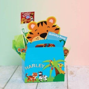 Jungle Animal Party Box craft activity