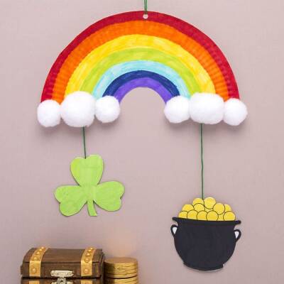 St Patrick’s Day Rainbow Mobile craft activity