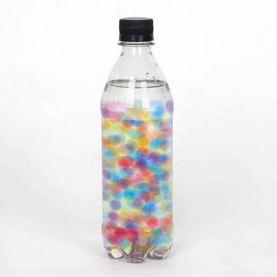 Rainbow Sensory Bottles craft activity