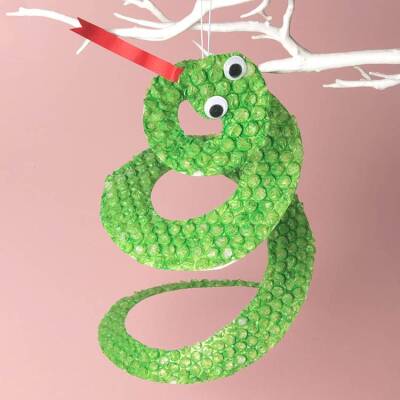 Paper Plate Snake craft activity