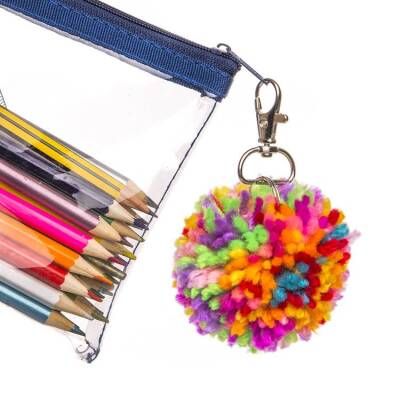 Rainbow Pom Pom Keyring craft activity
