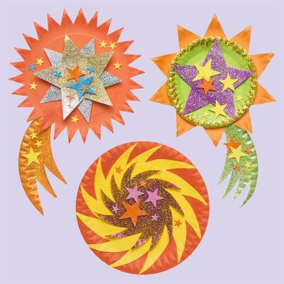 Firework Window Display craft activity