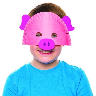 Pig Plate Mask craft activity