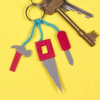 Dad’s Tools Keyring craft activity