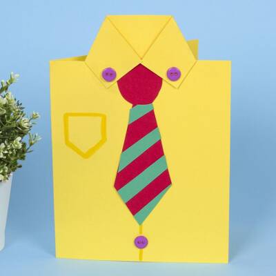 Father’s Day Shirt Card craft activity