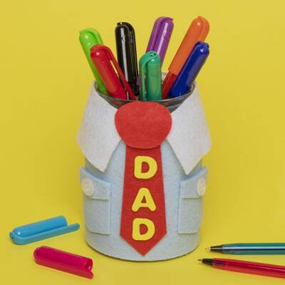 Shirt Pen Pot craft activity