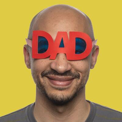 DAD Glasses craft activity