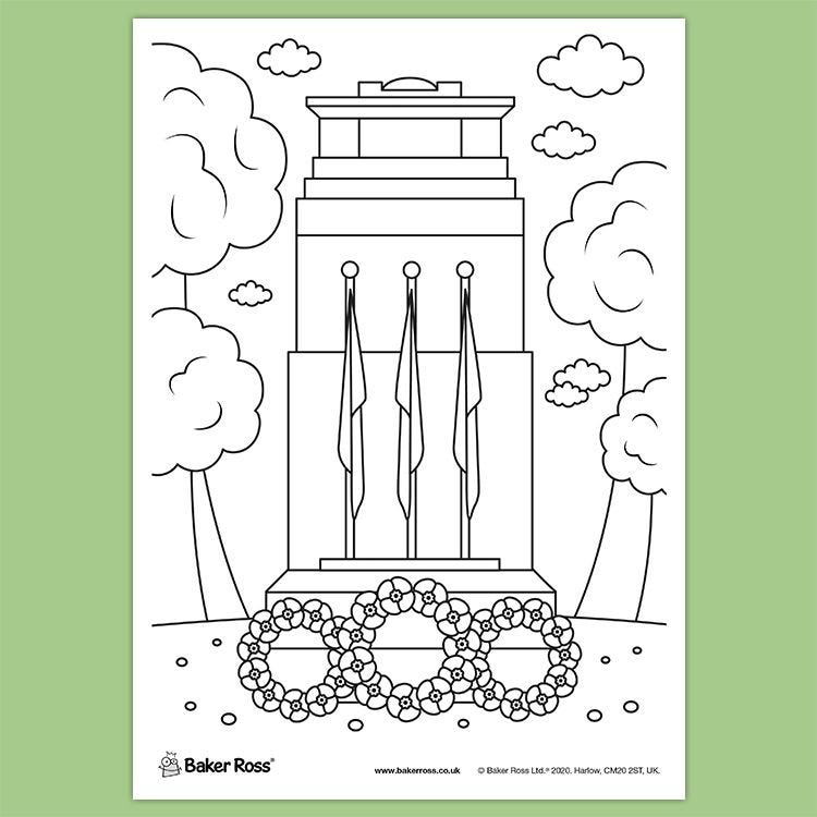 Cenotaph Poster craft activity