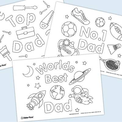 Father’s Day Posters craft activity