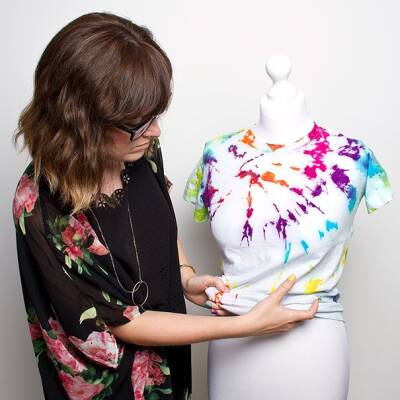 Rainbow Spiral T-Shirt craft activity