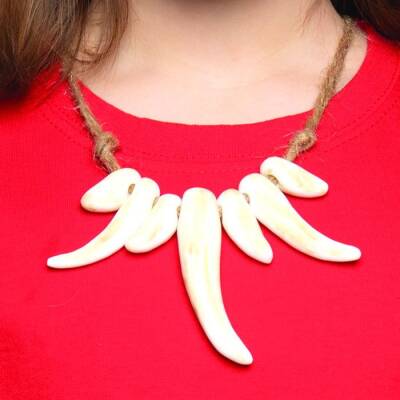 Tooth Necklace craft activity