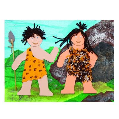 Stone Age People craft activity