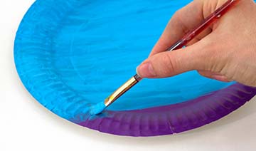 Interactive Butterfly Paper Plate Scene step image