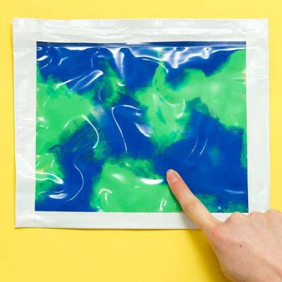 Earth Sensory Bag craft activity