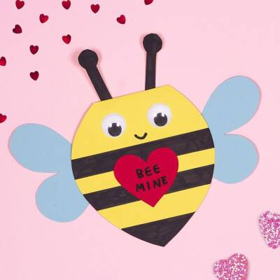 ‘BEE MINE’ Card craft activity