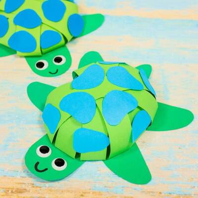 3D Sea Turtle craft activity