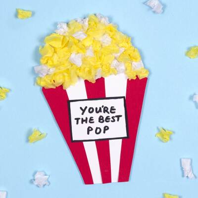Popcorn Card craft activity