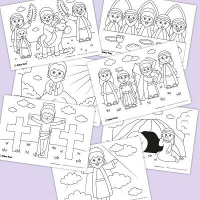 Easter Story craft activity
