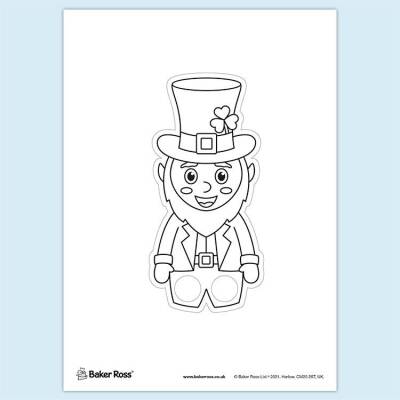 Leprechaun Finger Puppet craft activity