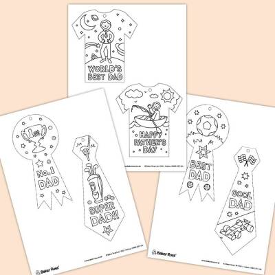 Father’s Day Bookmarks craft activity