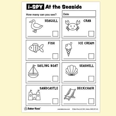 i-Spy At the Seaside craft activity