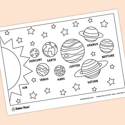 Planet Posters craft activity