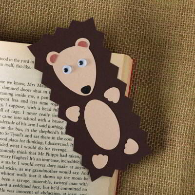 Hedgehog Bookmark craft activity