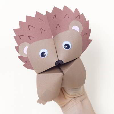Hedgehog Fortune Teller craft activity