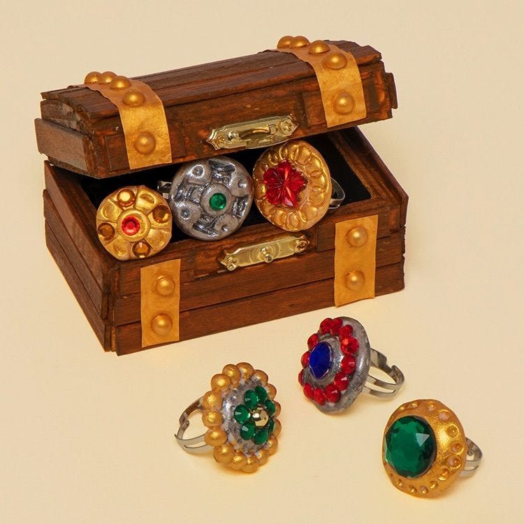 Ornate Medieval Rings craft activity