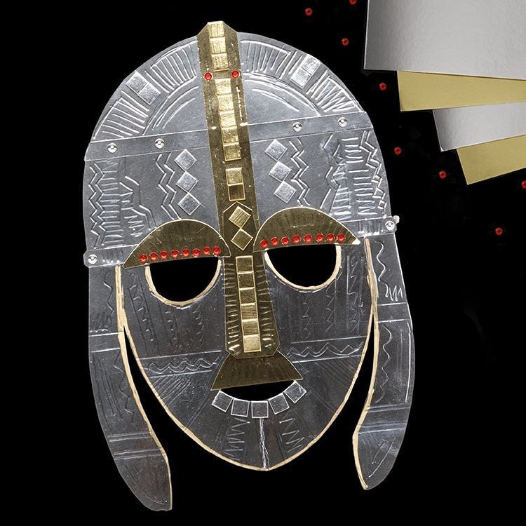 Anglo Saxon Helmet craft activity
