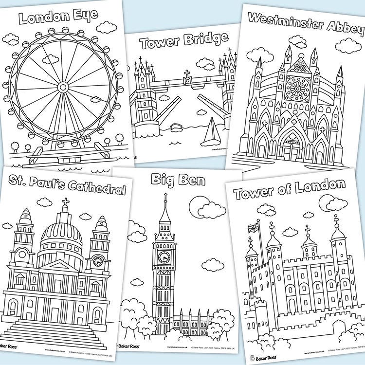 London Landmarks craft activity