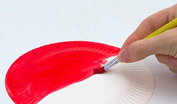 Year of the Rabbit Paper Plate Drum step image