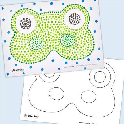 Frog Dot Painting craft activity