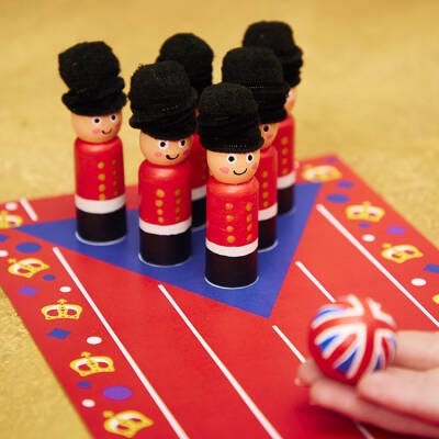 Royal Guard Bowling craft activity