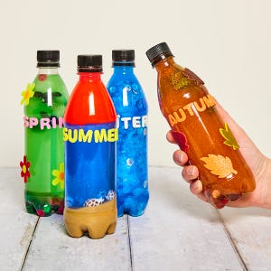 Autumn Sensory Bottle craft activity