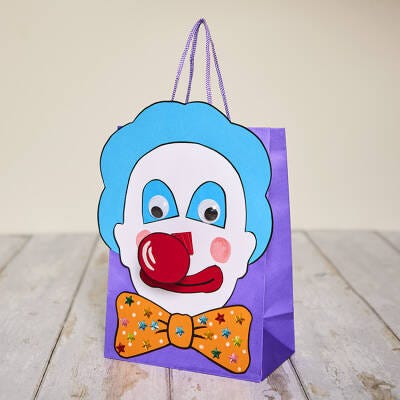 Clown Gift Bag craft activity