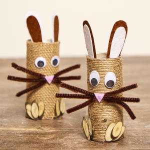 Cardboard Tube Bunnies craft activity