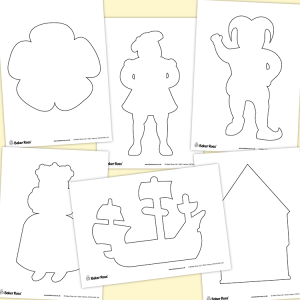 Tudor Shapes craft activity