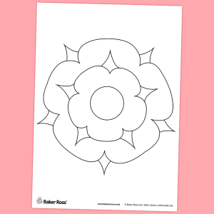 Tudor Rose craft activity