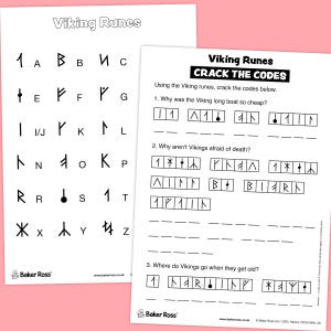 Viking Runes craft activity