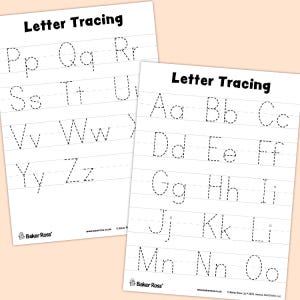 Letter Tracing craft activity