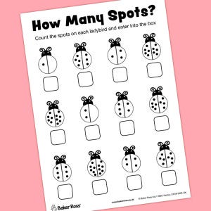 How Many Spots? craft activity