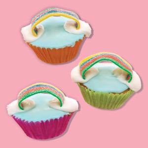 Rainbow Cupcakes   craft activity