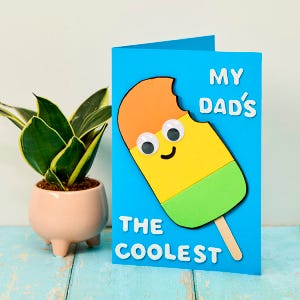 Dad Ice Lolly Card craft activity